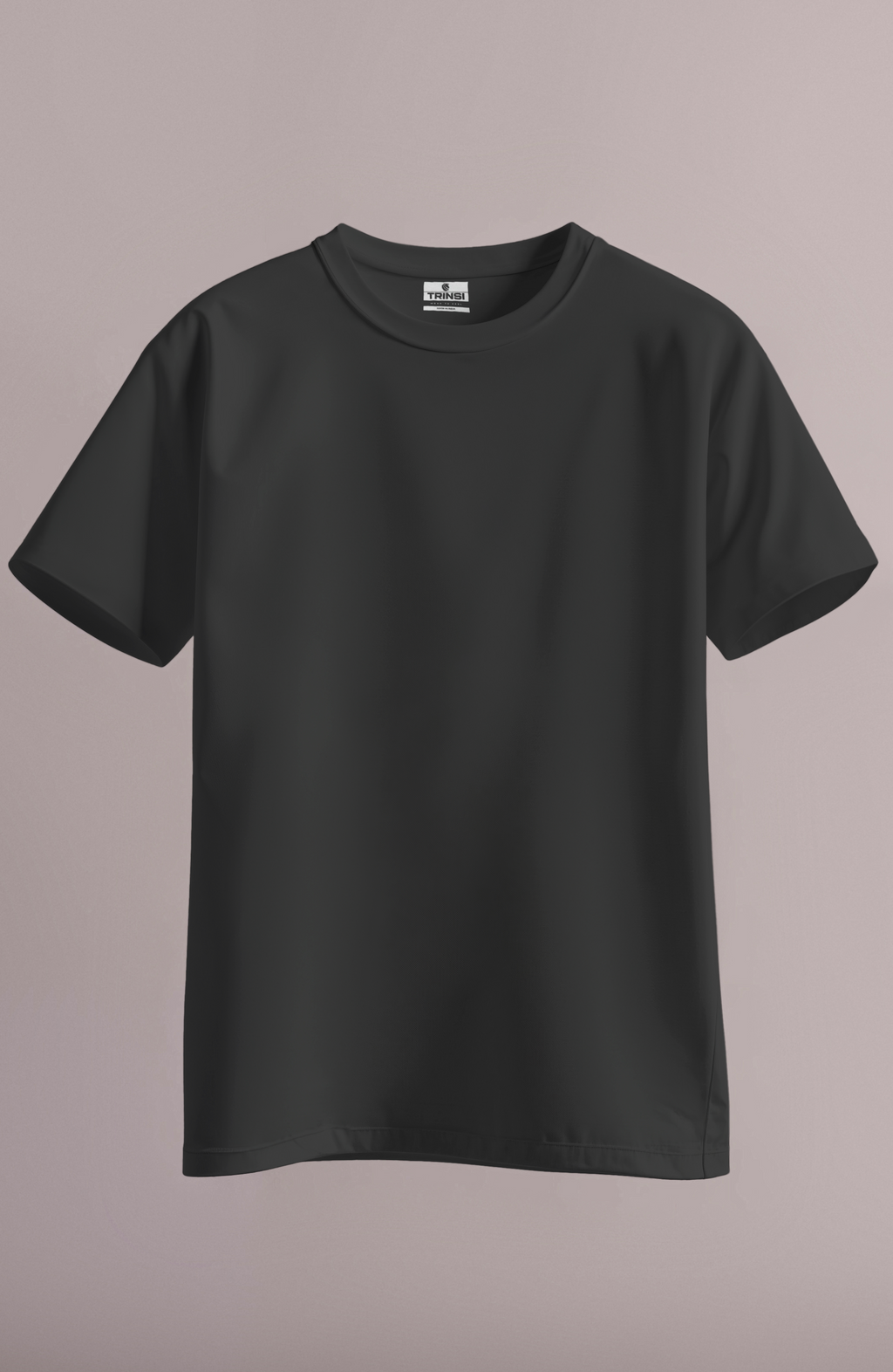 Plain Daily Fit T-Shirt - Black