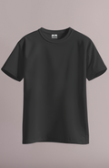 Plain Daily Fit T-Shirt - Black