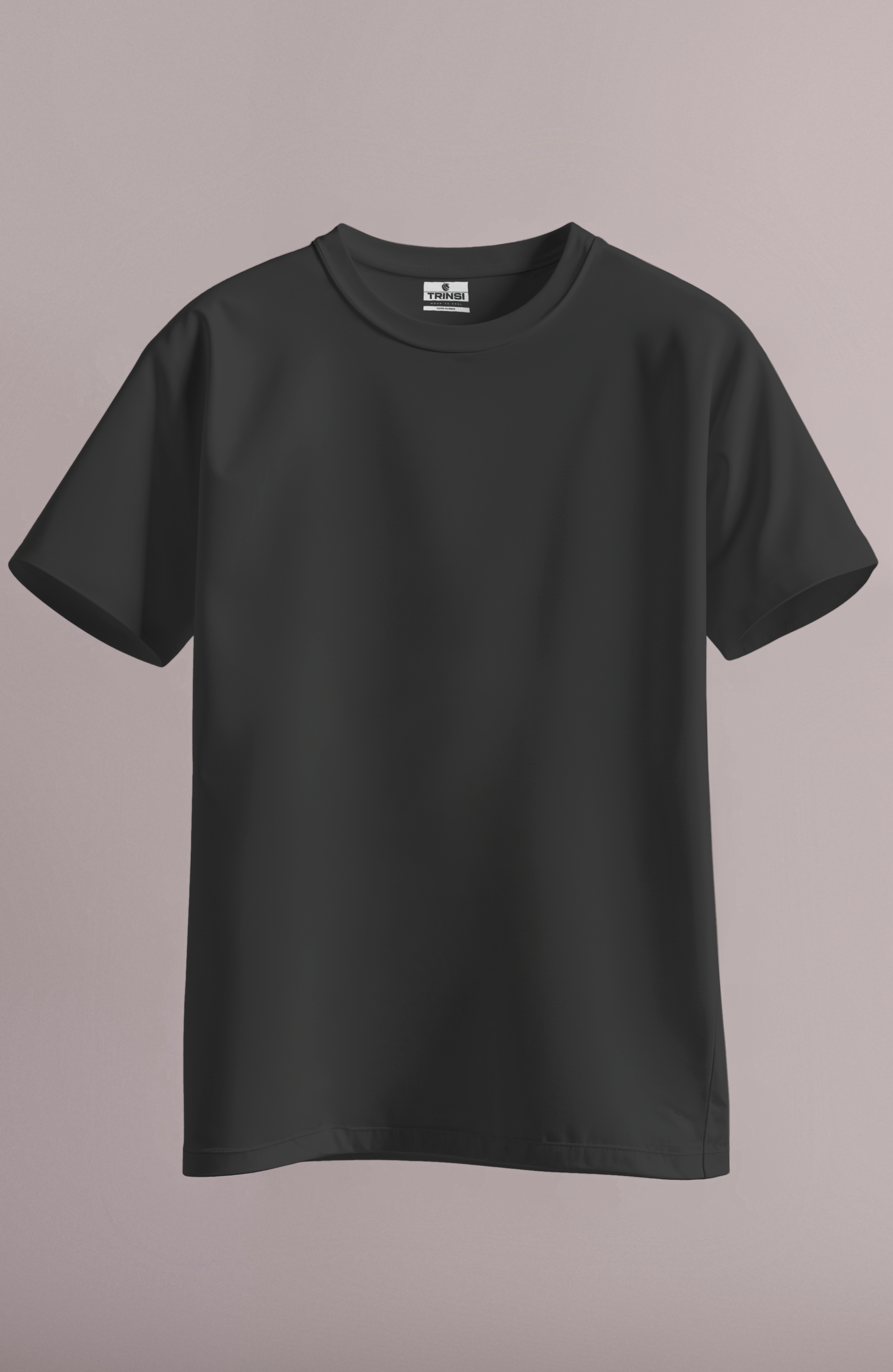 Plain Daily Fit T-Shirt - Black