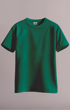 Plain Daily Fit T-Shirt - Bottle Green