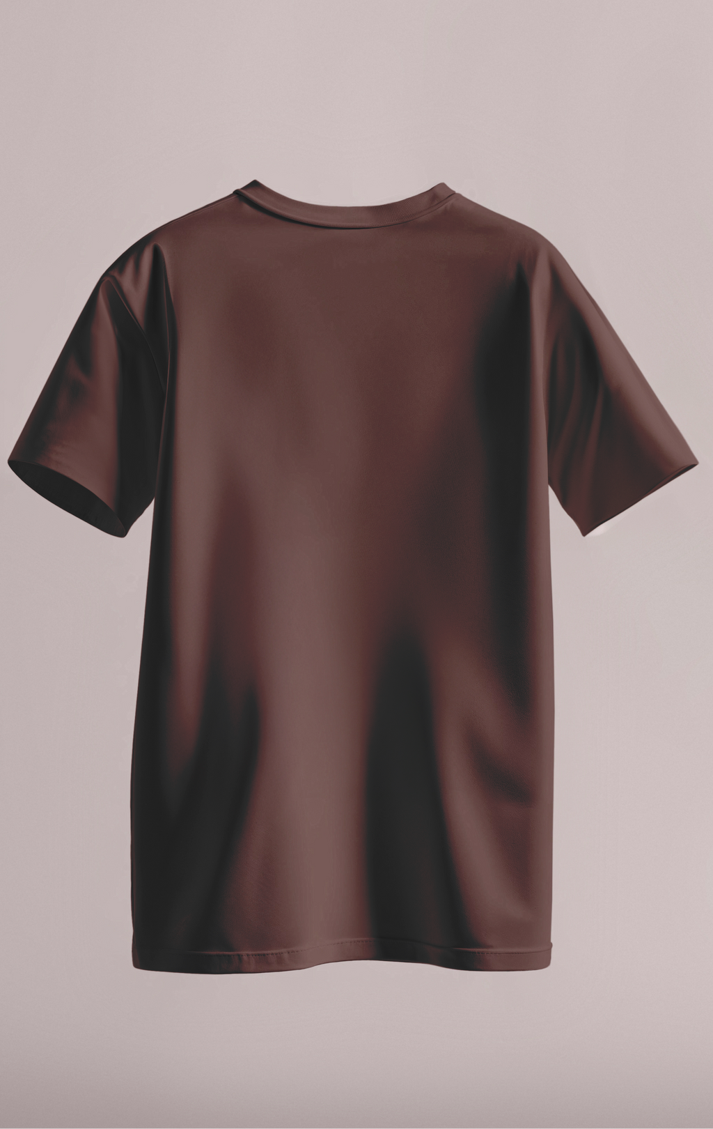 Plain Daily Fit T-Shirt - Coffee Brown