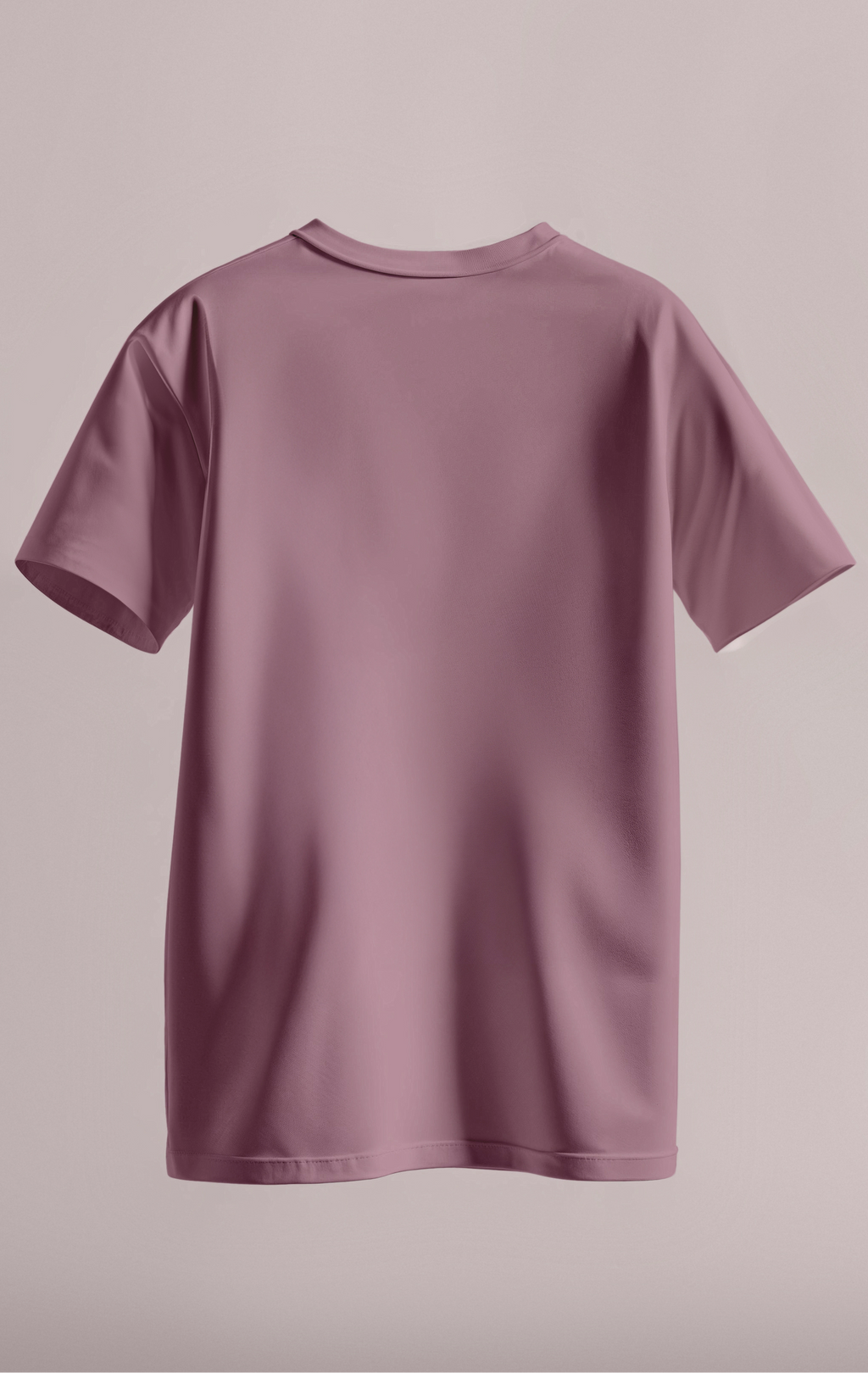 Plain Daily Fit T-Shirt - Dusky Pink