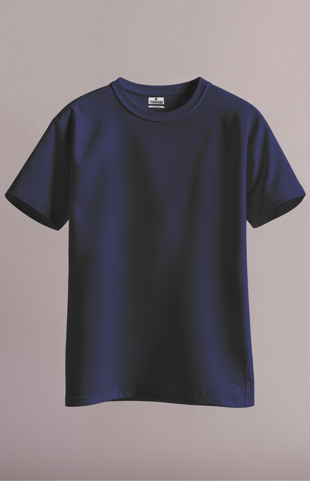 Plain Daily Fit T-Shirt - Navy Blue