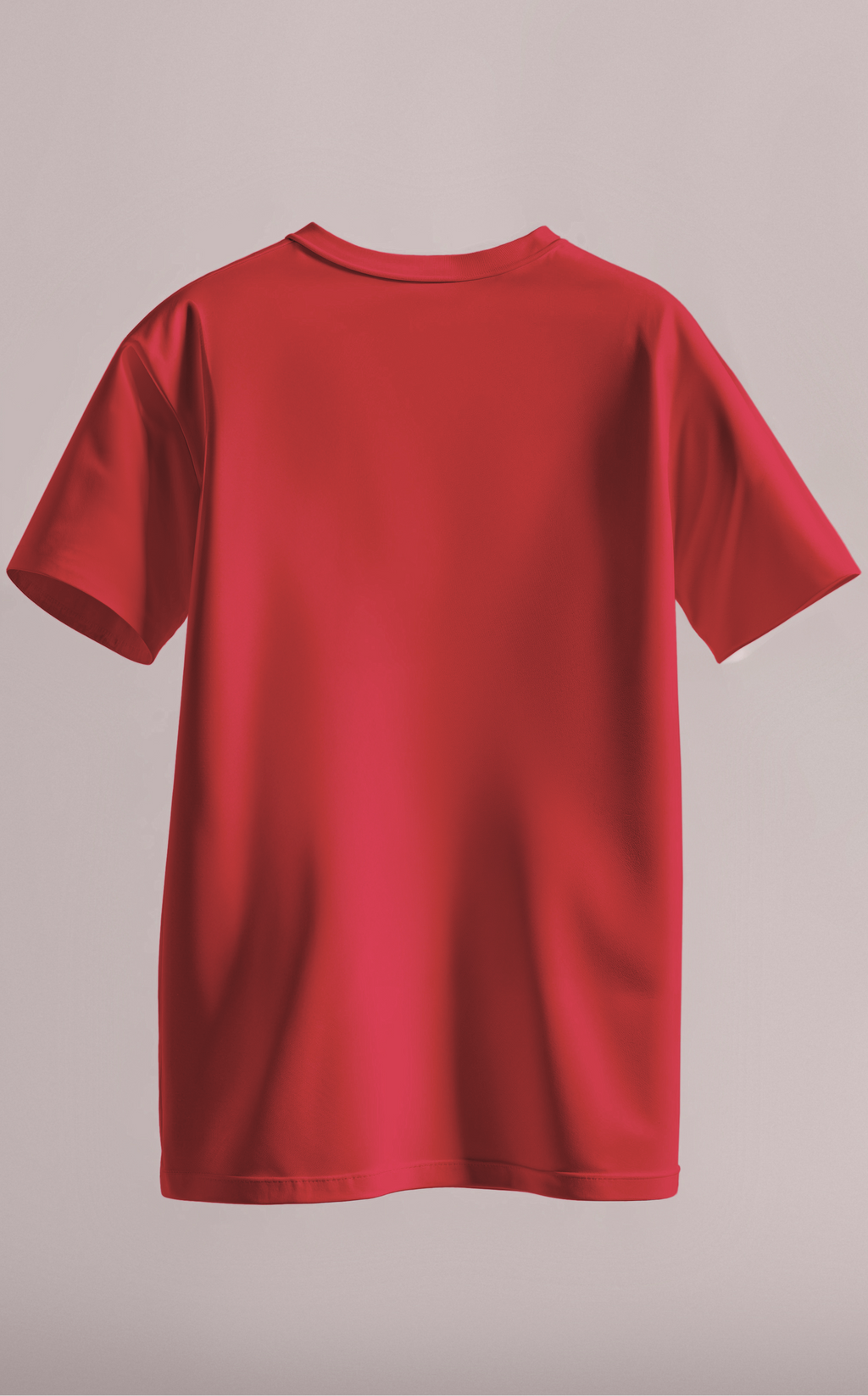 Plain Daily Fit T-Shirt - Red