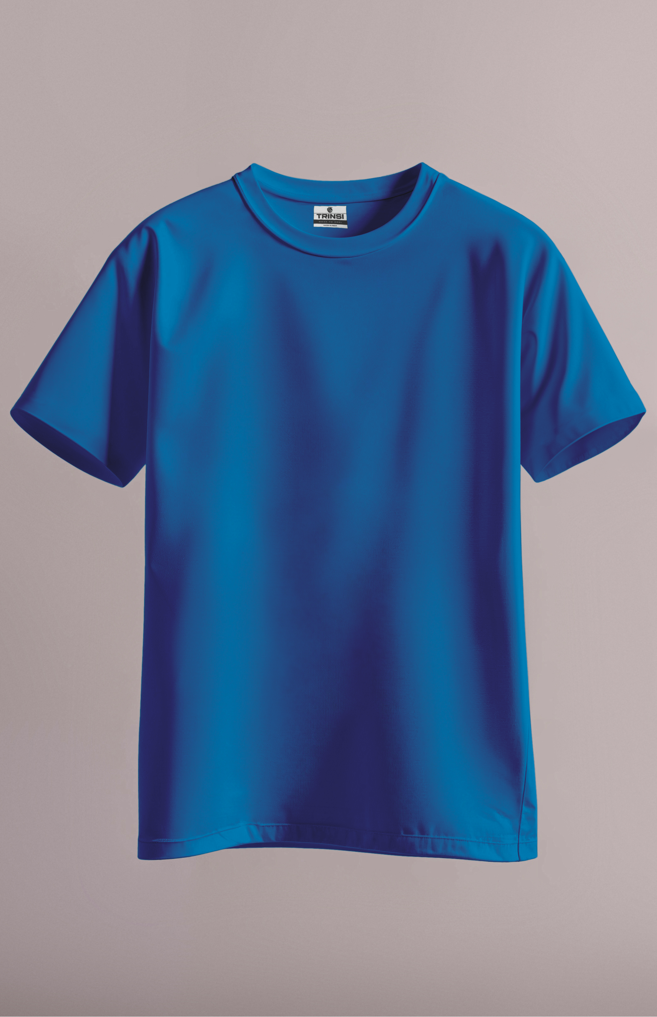 Plain Daily Fit T-Shirt - Blue