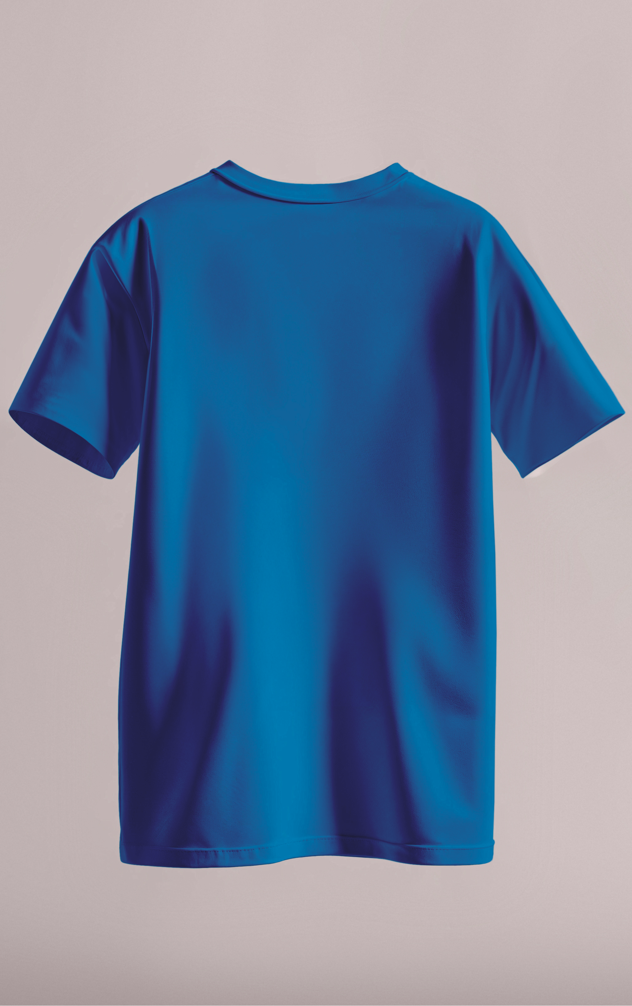 Plain Daily Fit T-Shirt - Blue