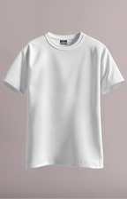 Plain Daily Fit T-Shirt - White